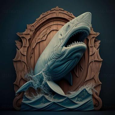 3D model Megalodon (STL)